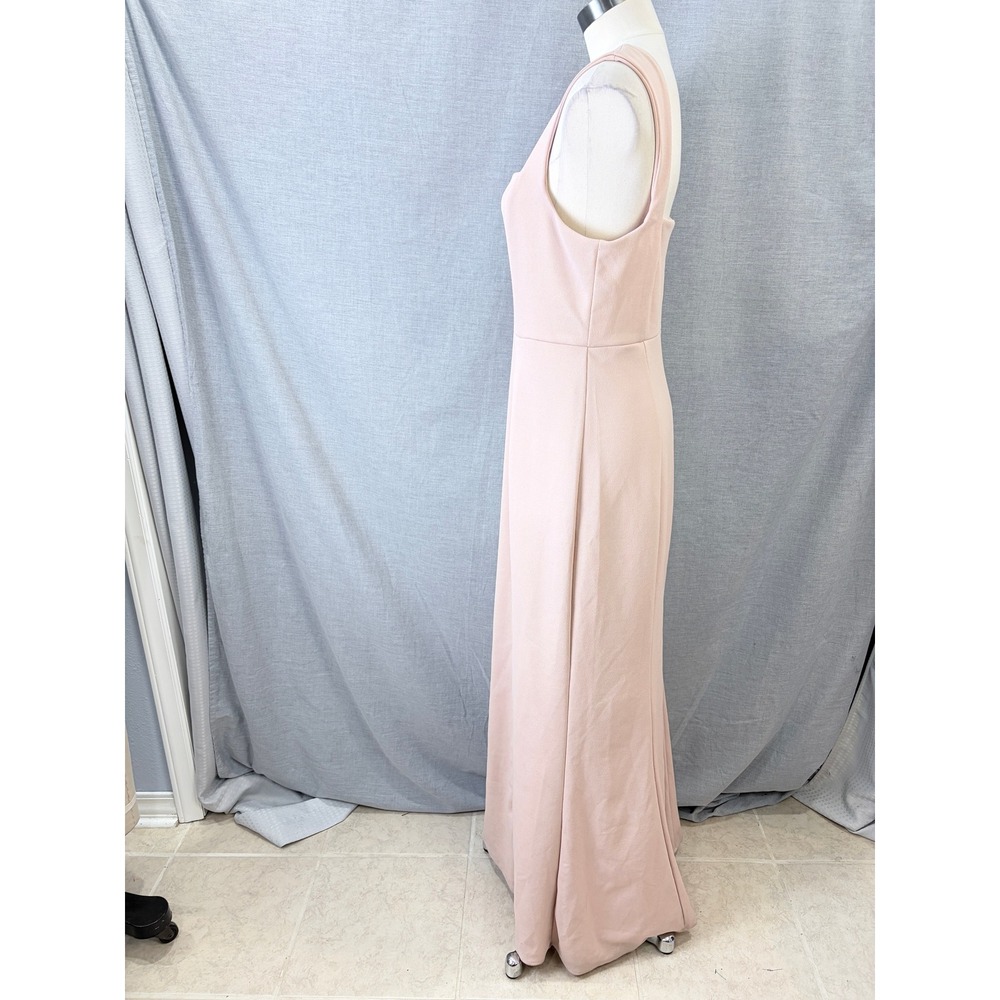Show Me Your‎ MuMu Blush Paris Gown Square Neck Slip Bridesmaid Prom Dress XL - Picture 8 of 15